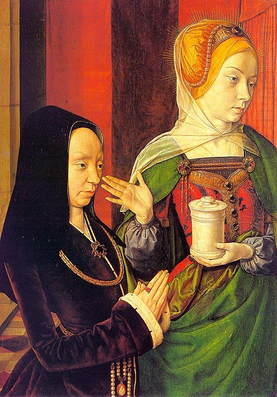 Jean Hey Madeline of Burgundy china oil painting image